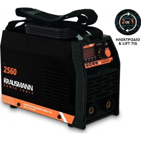 Krausmann 2560 Ηλεκτροσυγκολληση Inverter Mma-Tig Igbt 200A Krausmann - 1