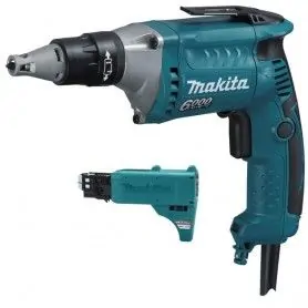 Makita Fs6300Jx2 Κατσαβιδι Γυψοσανιδας 1/4" Εξαγωνη - 570 W - 11 Nm + Ανταπτορας Δεσμιδας Makita - 1