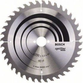 Bosch 2608640728 Πριονοδισκος Optiline Wood 250mm Bosch - 1