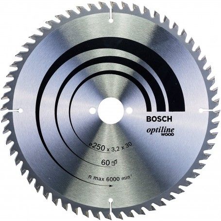 Bosch Πριονοδισκος Optiline Wood 250Mm 2608640729 Bosch - 1