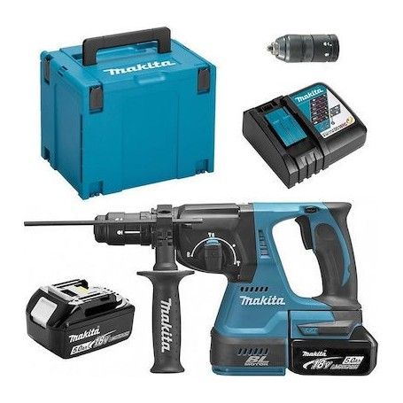 Makita DHR243RTJ Πιστολετο 3 Λειτουργιων 18V Sds-Plus 24mm Makita - 1