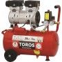 Toros 40151 Αεροσυμπιεστης Μονομπλοκ Oil Free Silent 24lt 1.0hp Toros - 1