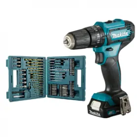 Makita HP333DSAX1 Κρουστικο Δραπανοκατσαβιδο 12Vmax 10 Mm - 28 Nm + 74 Εξαρτηματα Makita - 1