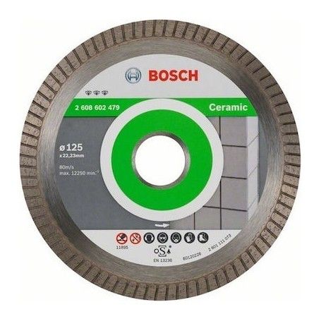 Bosch 2608602479 Διαμαντοδισκος Best For Ceramic Extra Clean Turbo Φ125 Bosch - 1