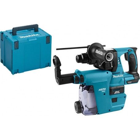 Makita DHR242ZJW Πιστολετο 3 Λειτουργιων 18V Sds-Plus 24mm (Χωρίς Μπαταρία & Φορτιστή) Makita - 1