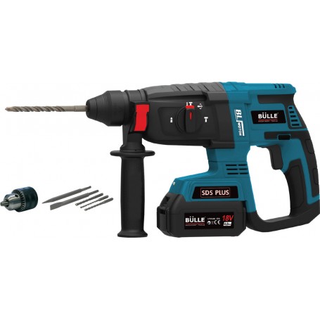Bulle Περιστροφικο Πιστολετο Brushless 4 Λειτουργιων Sds-Plus 18V 2Χ4Ah Bulle - 1