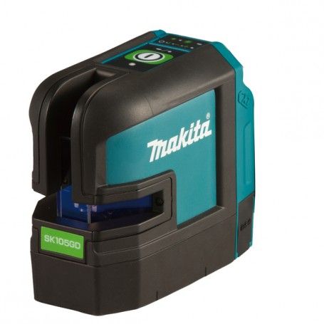 Makita Sk105Gdz Γραμμικο Λεϊζερ 10,8V / 12Vmax - 2 Γραμμών - Πρασινο + Δωρο Τριποδο (Χωρίς Μπαταρία & Φορτιστή) Makita - 1