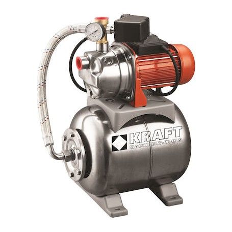 Kraft Πιεστικό Συγκρότημα Με Δοχείο & Αντλία Inox 800W Kraft - 1